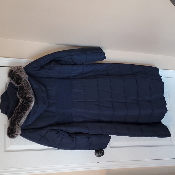 Women's Vegan Down Puffer Winter Coat (Long Length) - Picture 12 of 17